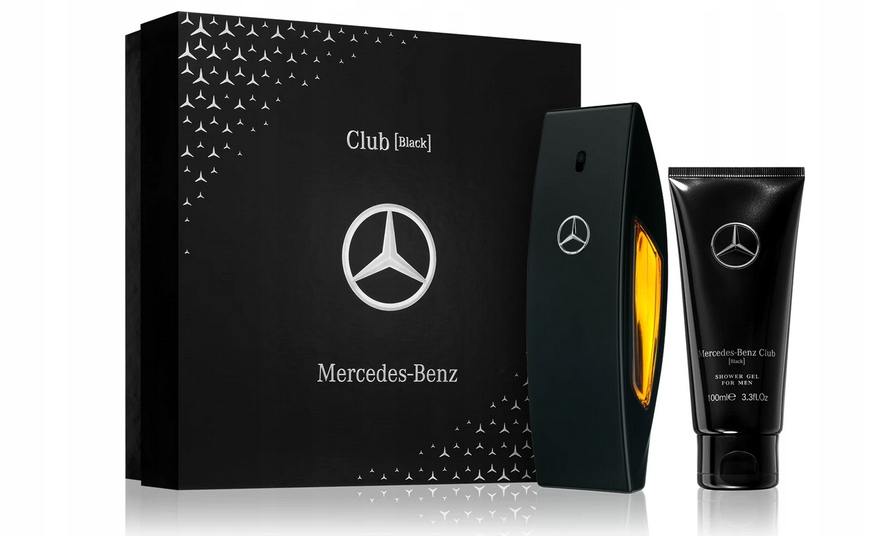 Mercedes-Benz Club Black zestaw upominkowy dla mężczyzny