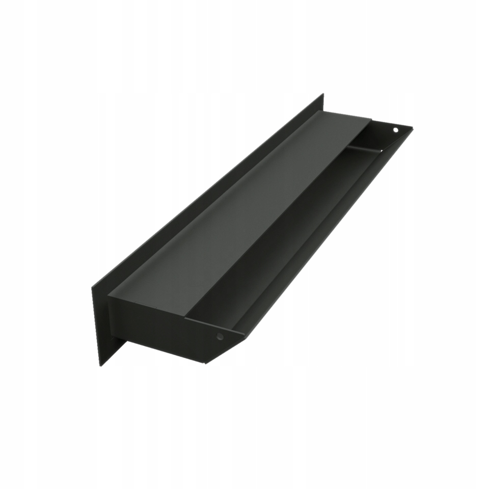 KRATKA KOMINKOWA WENTYLACYJNA LUFT 6x40 cm Czarna 60x400 mm Marka Kratki