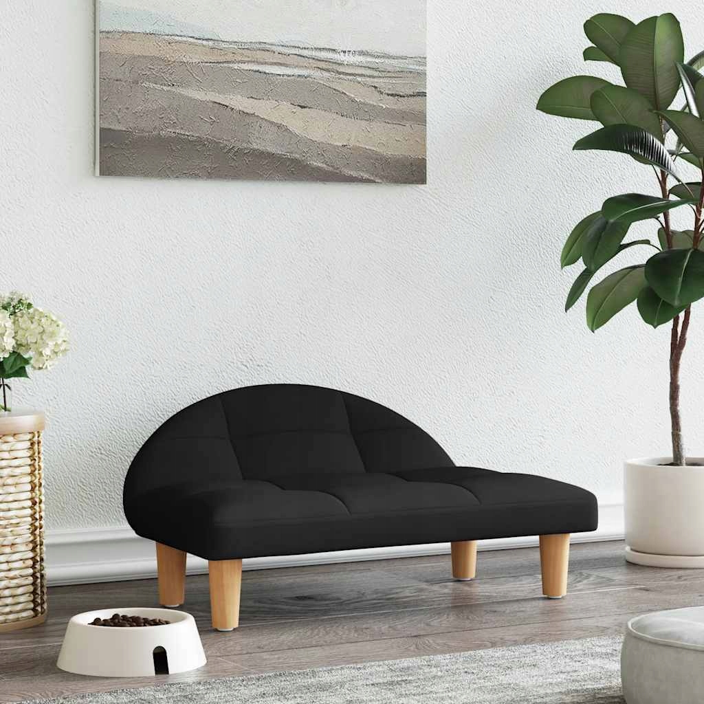 Levně Fionshop 262671558 Pelíšek pro psy černý 70 x 52 x 30 cm textil