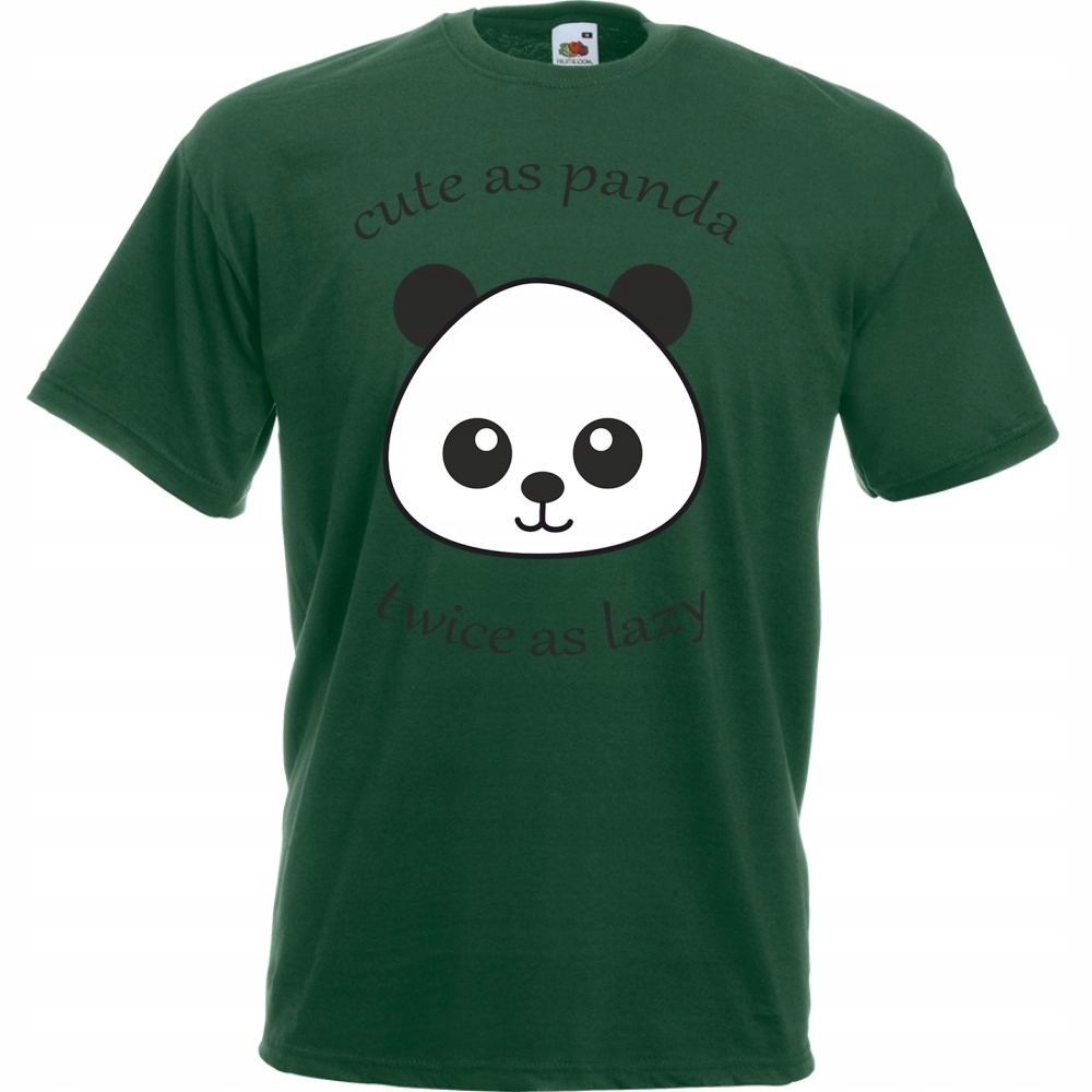 

Koszulka zabawna panda prezent XL butelkowa