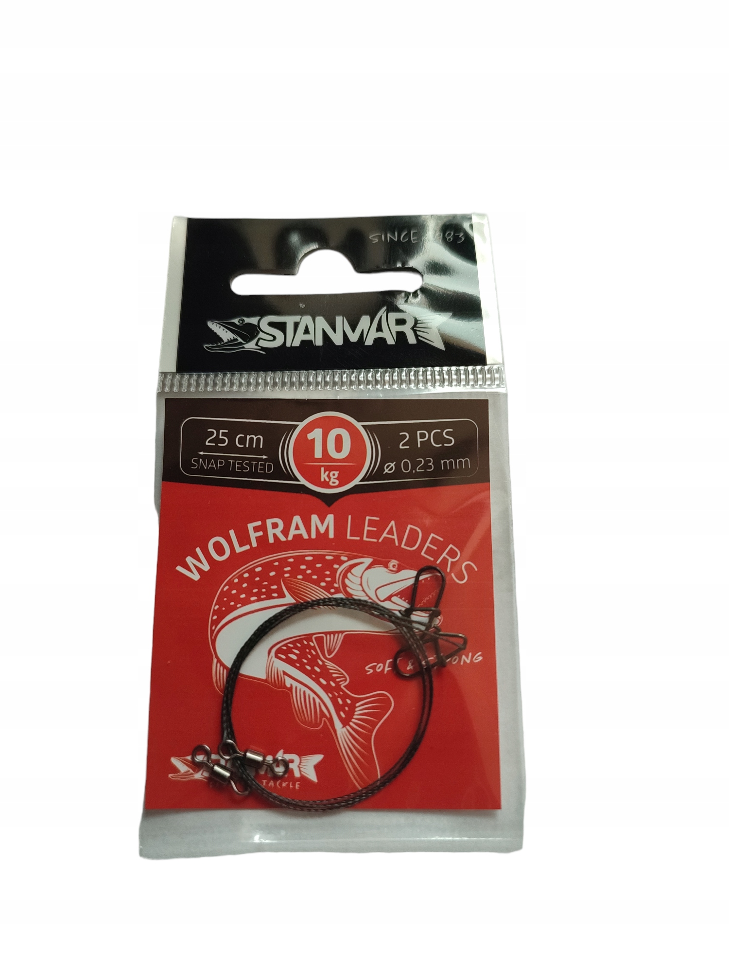 Stan Mar Przypon Wolframowy Szczupak 25cm 10kg