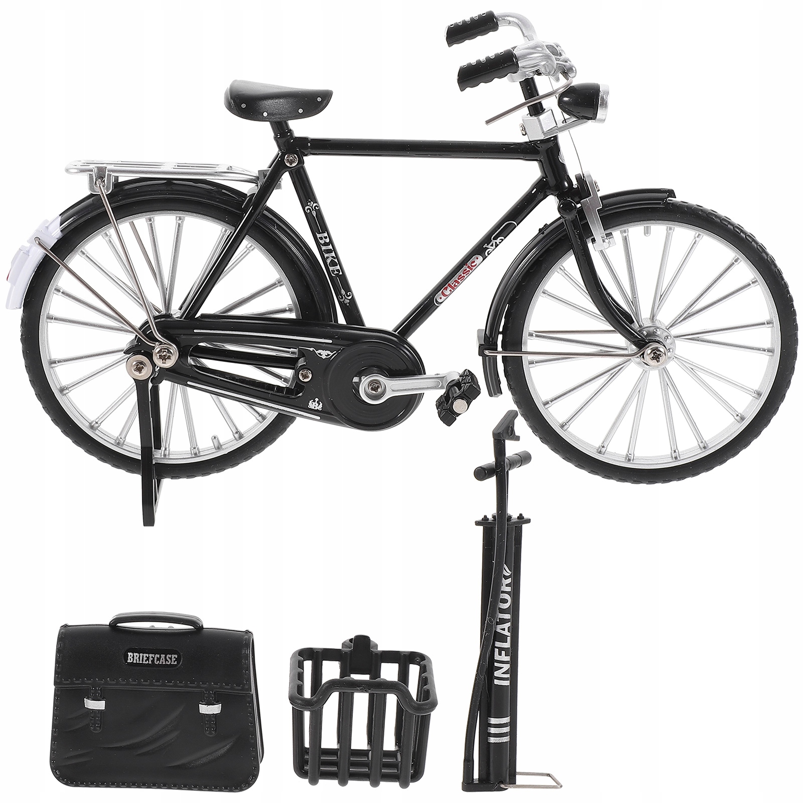 1ZEST Metalowy Model Roweru Dekoracja W Stylu Vintage
