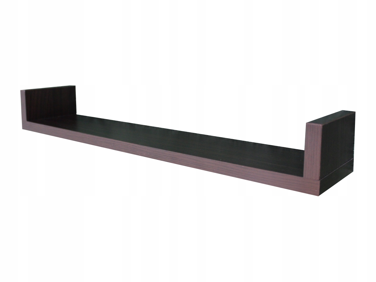 

Półka na ścianę wisząca przylegająca wenge 60x12cm