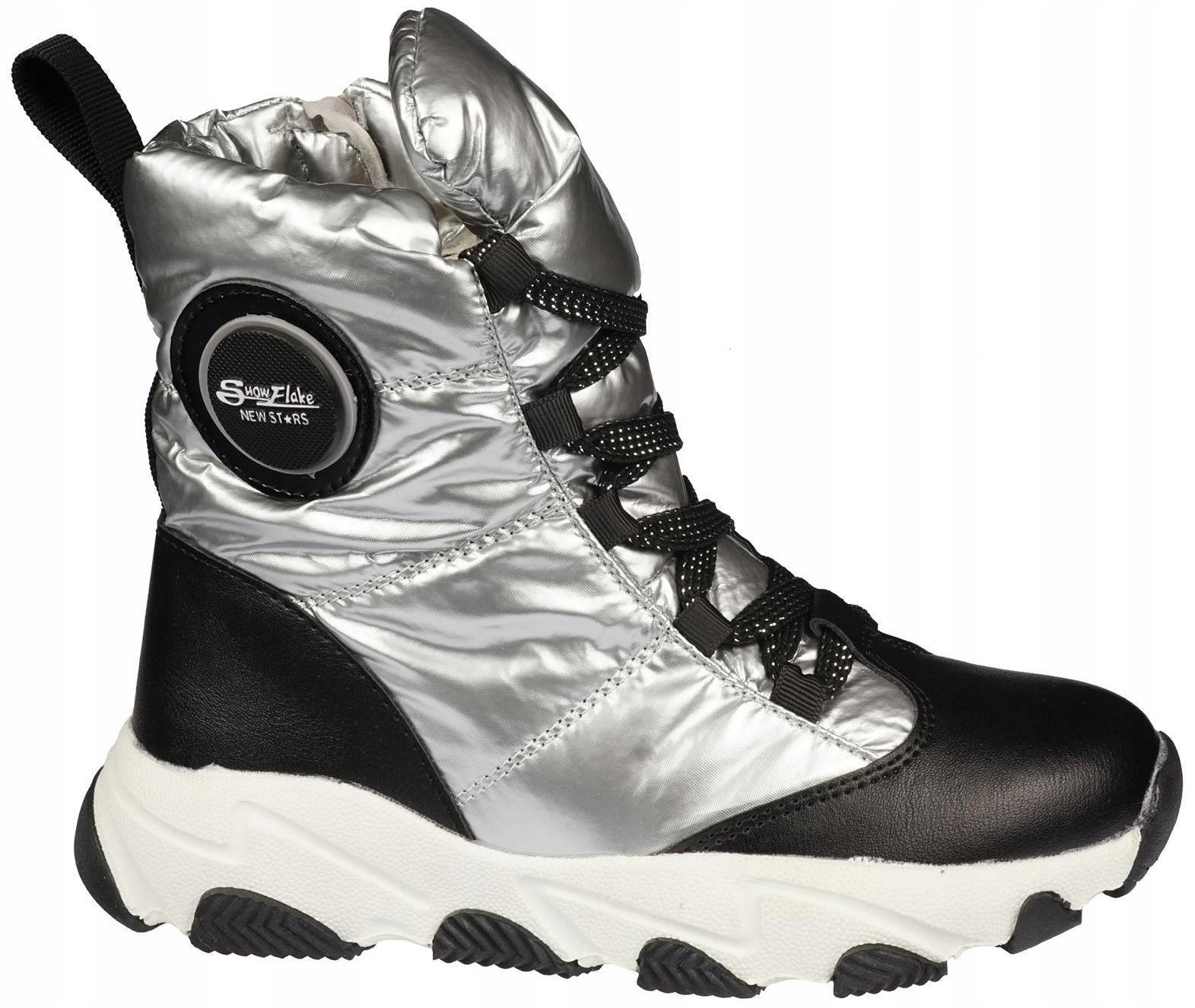 

Dziecięce zimowe buty Clibee CA-86SI srebrny 36