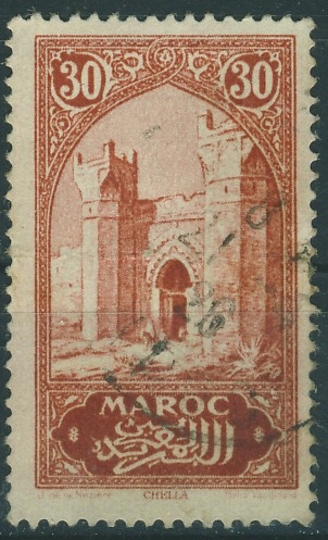 Kolonie fr. Maroc 30 cent. - Chella