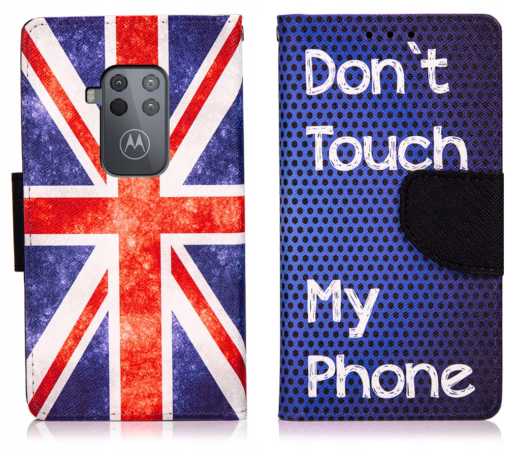 

Etui Portfel Silikon Szkło do Motorola One Zoom
