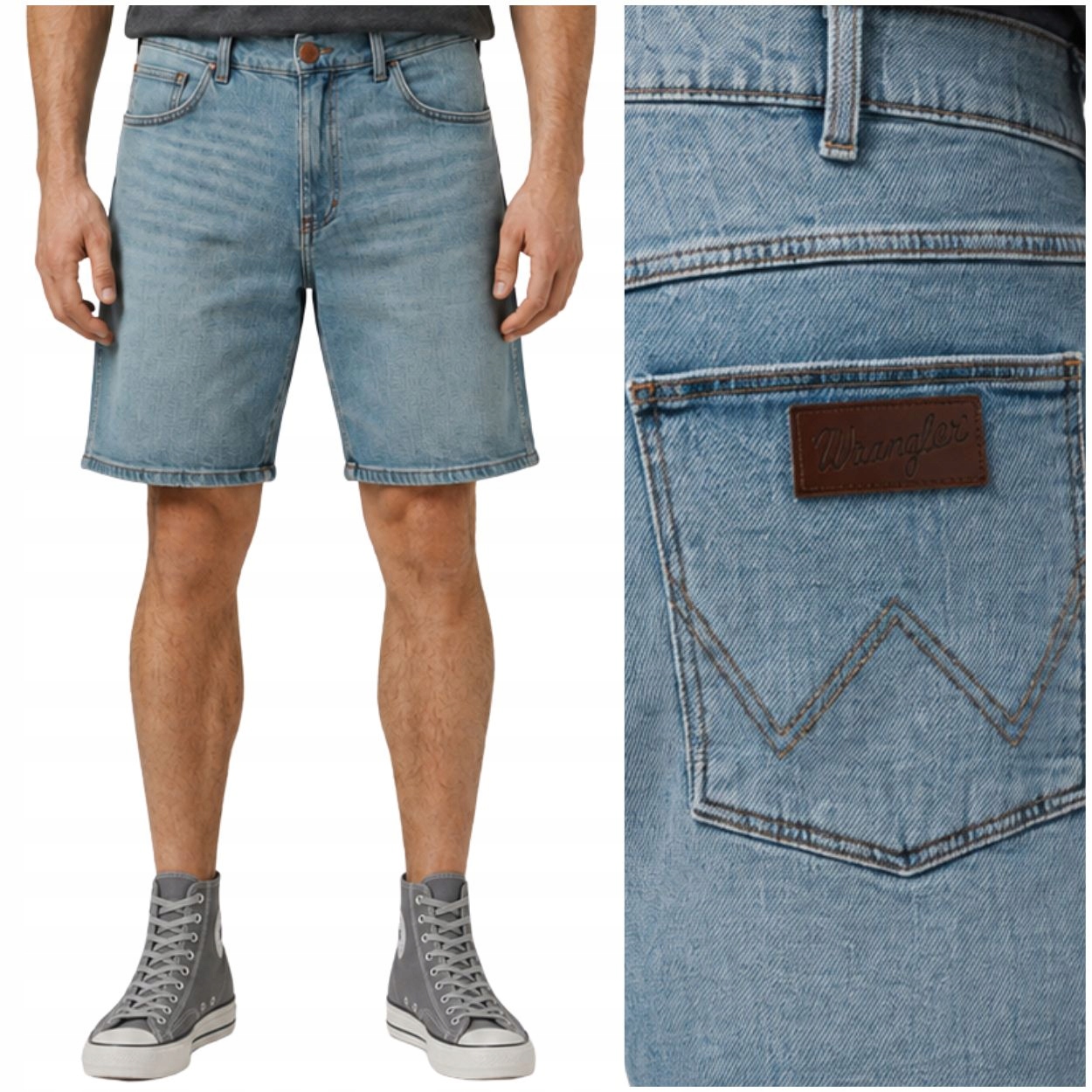 Wrangler Frontier Short Spring volné krátké kraťasy džínové šortky W30