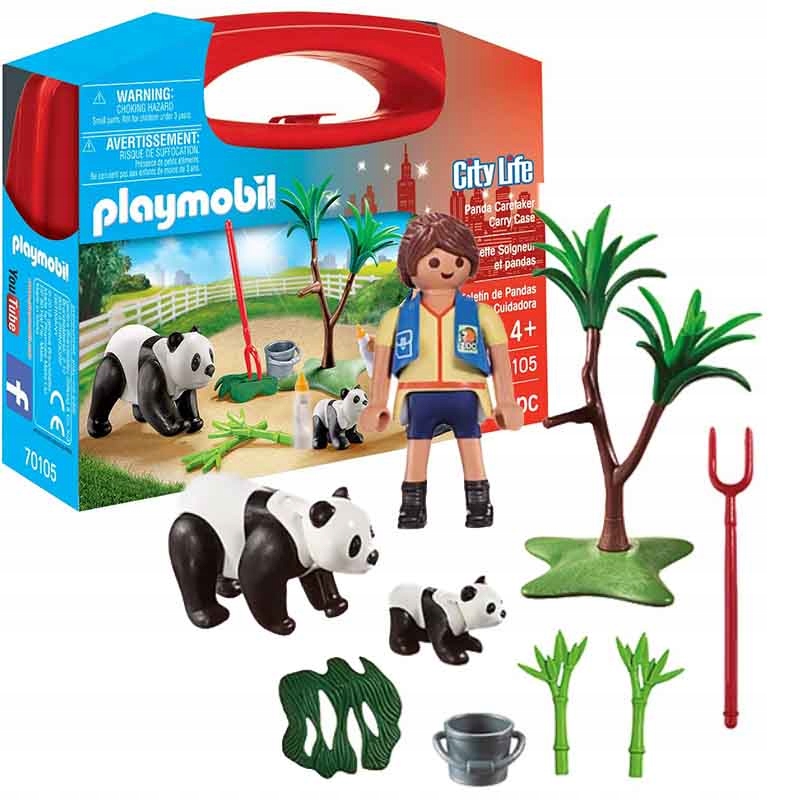 

Playmobil 70105 Panda w Zoo Chłopiec w Walizce