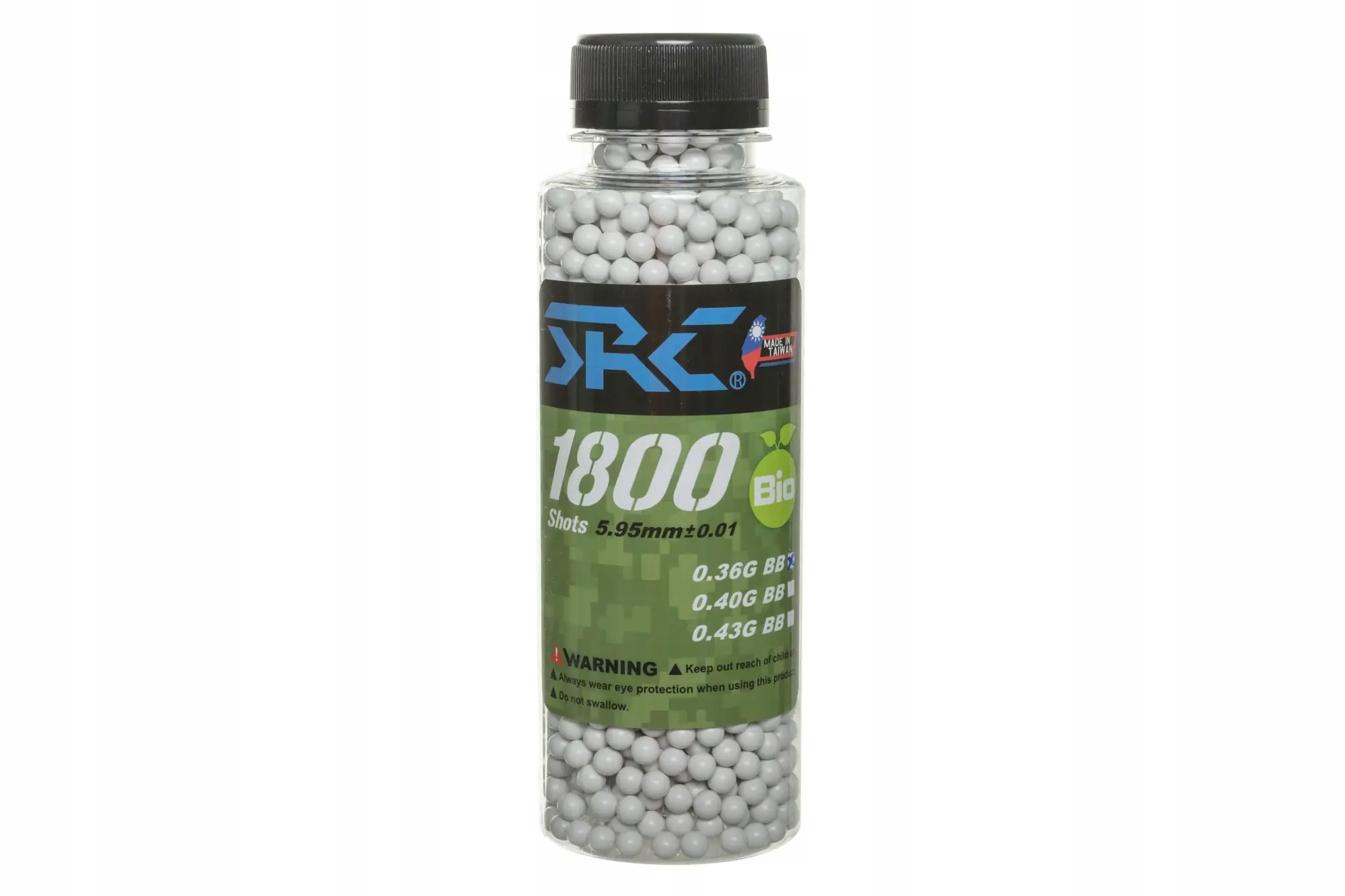 Kuličky Src Bio 0.36 g láhev 1800 kusů bílé