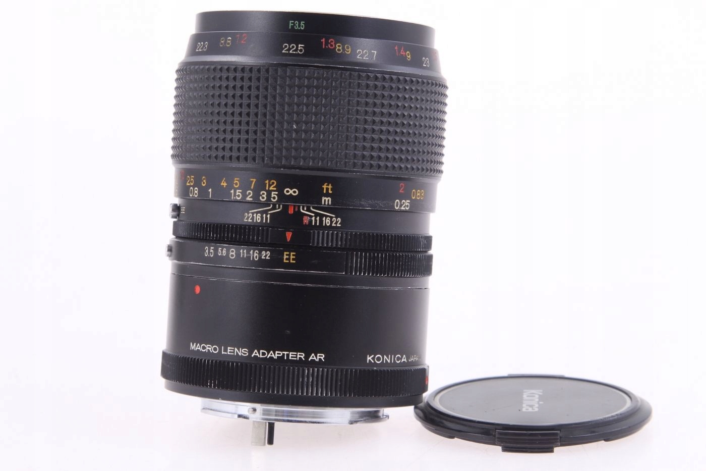 Konica Hexanon 55/3.5 Macro AR + Adapter Macro Model Konica Hexanon 55/3.5 Macro AR