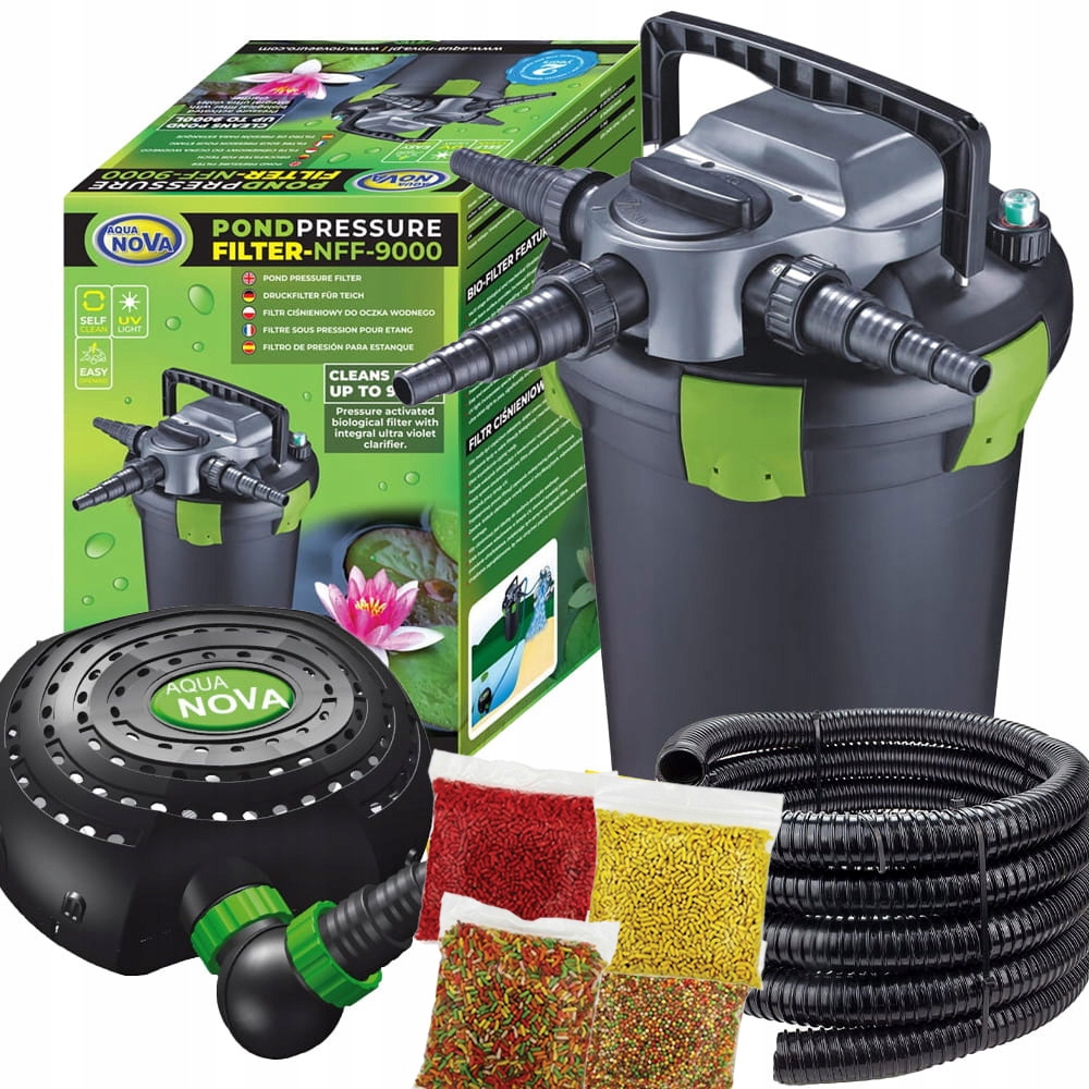 Aqua Nova Set V Filtr NFF-9000 Čerpadlo NFPX-5000 pro jezírko