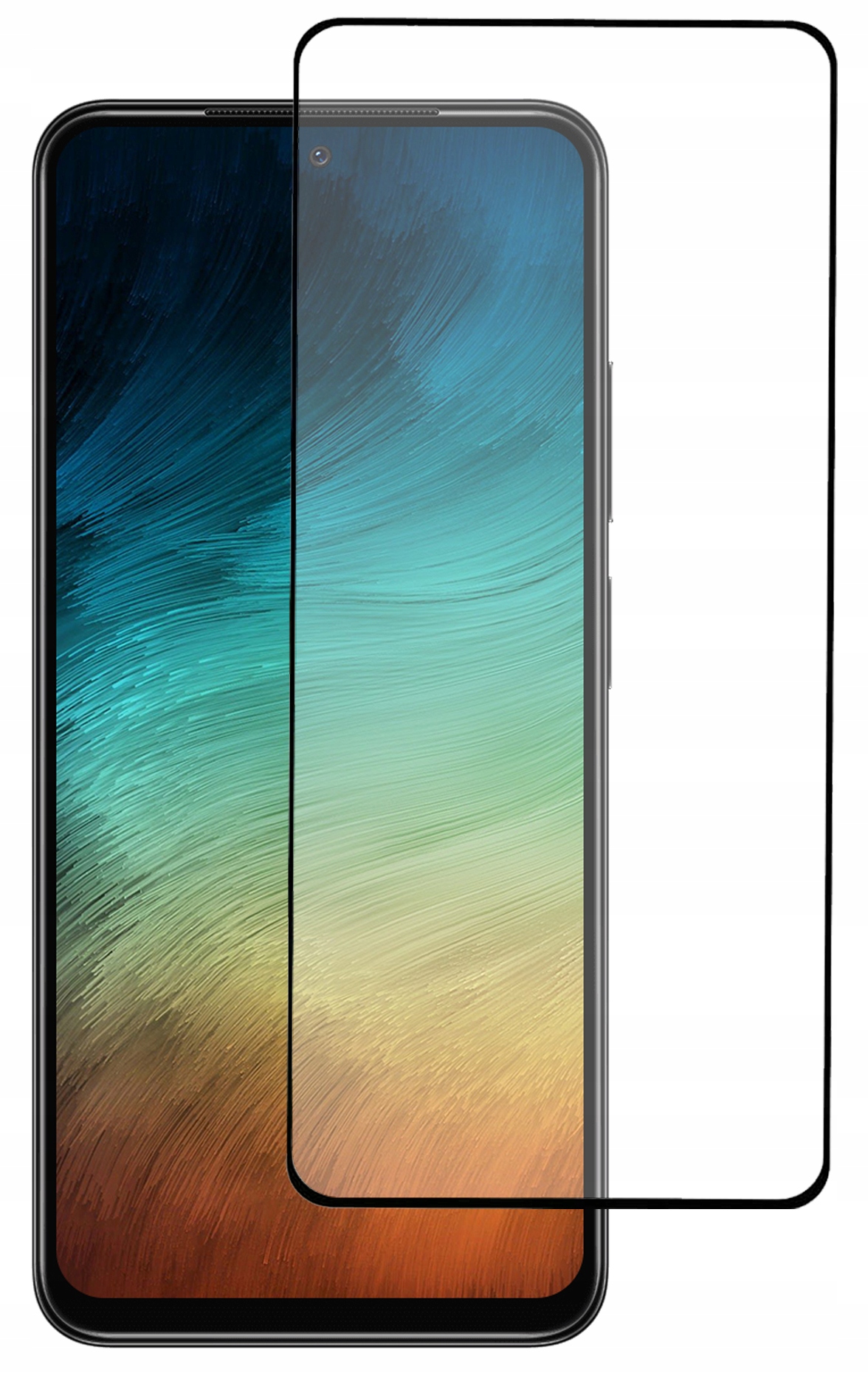 

Szkło 9H Czarne do Xiaomi Redmi Note 11 11S