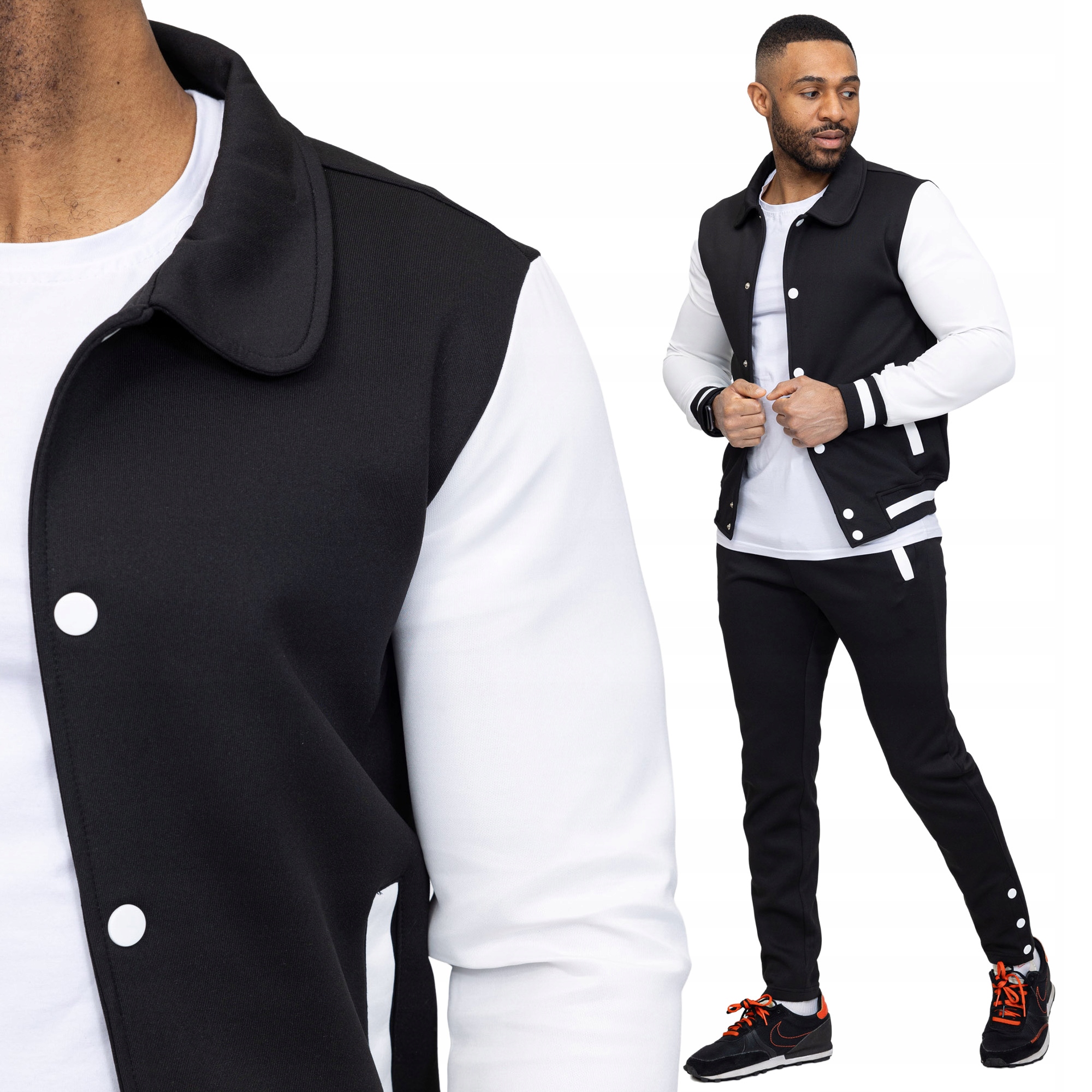 Teplákovka Komplet Mikina Bunda baseballová Dresové kalhoty Zayne Paris