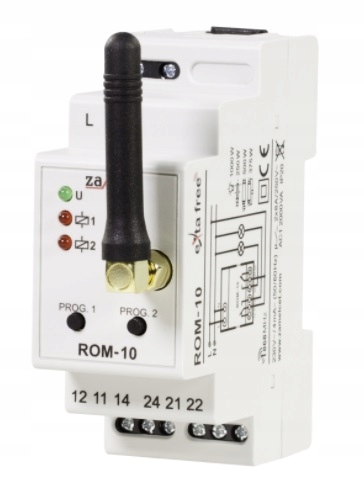 

Radiowy odbiornik modułowy 2-kanałowy ROM-10 Zamel