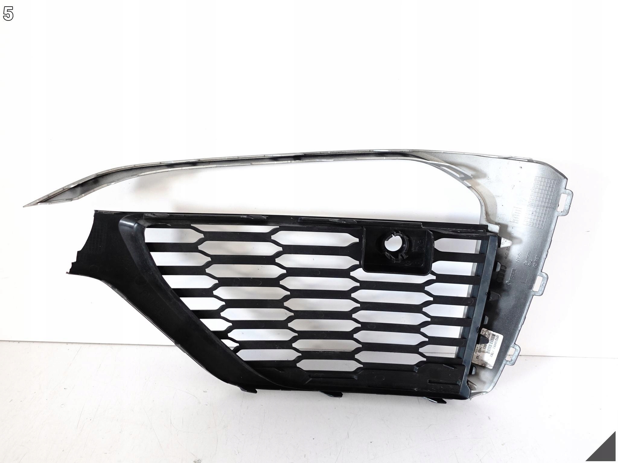 AUDI Q7 4M0 S-LINE LIFT 19- grid bumper + moulding left front + KOSZYK PDC