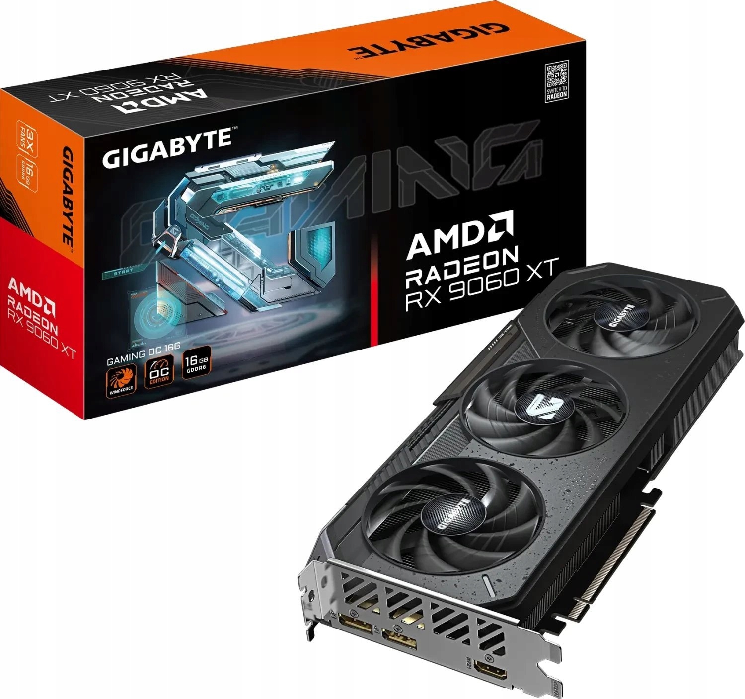 GIGABYTE Karta graficzna Radeon RX 9060 XT GAMING OC 16G