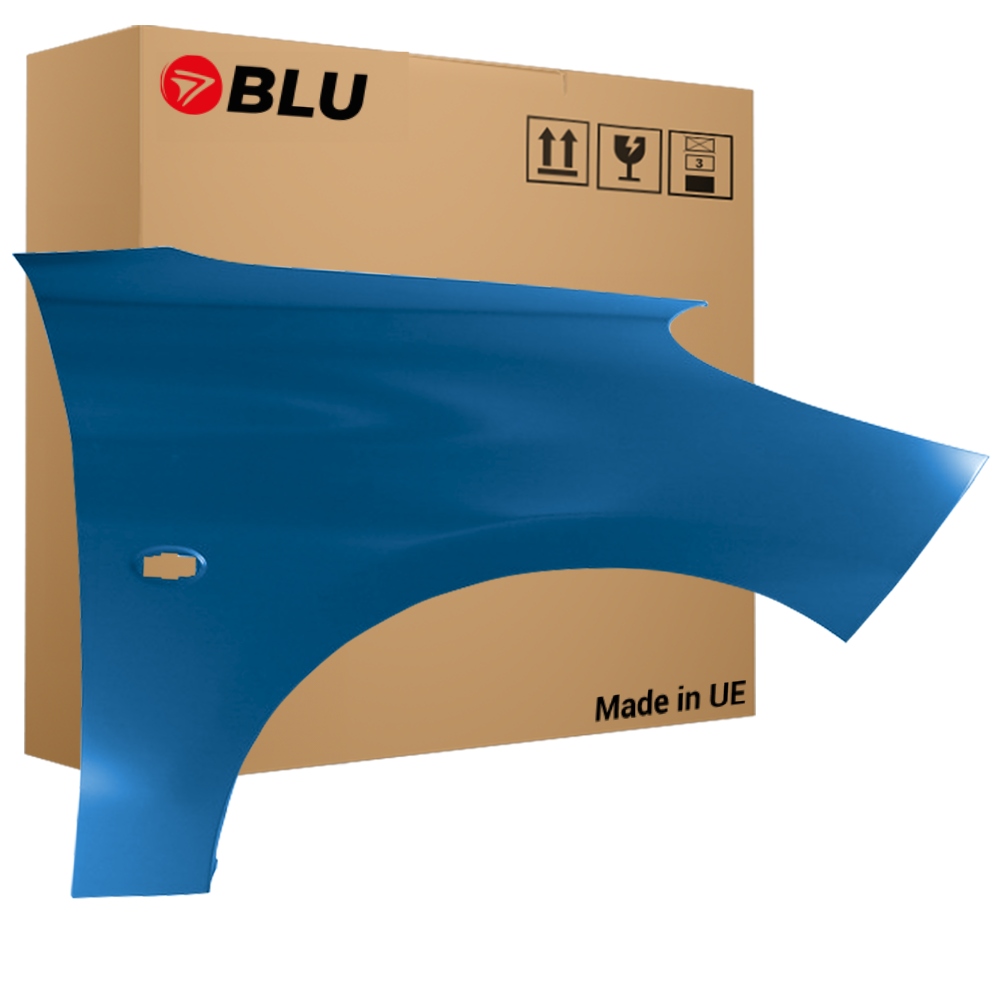 Blu Blatník Peugeot 206+ Kmf pravý modrý 07-14 přední BleuRecife