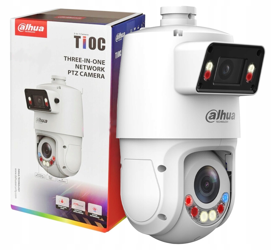 Otočná Ip kamera Dahua SDT4E425-4F-GB-A-PV1 4MPx Dvojitý objektív