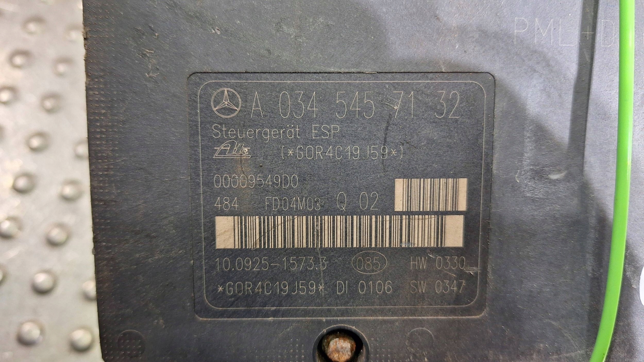 pump control unit ABS A0345457132 A0054311612 MERCEDES W203