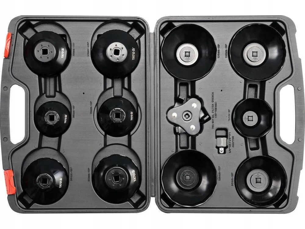 Zestaw Klucze Nasadowe Do Filtrów Oleju 13 Części YT-0594 Yato
