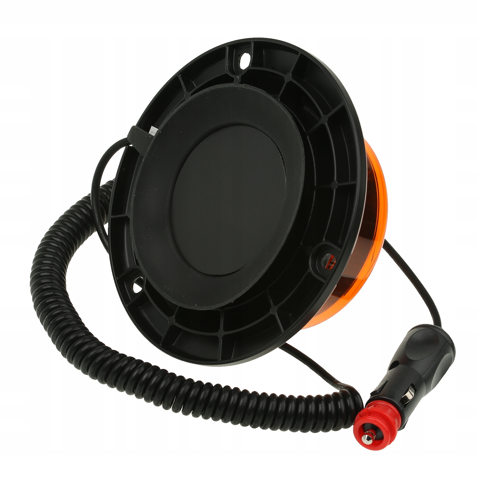 LAMPA OSTRZEGAWCZA BŁYSKOWA KOGUT LED NA MAGNES 12/24V CE WL400LED3W Producent części TOMiMET