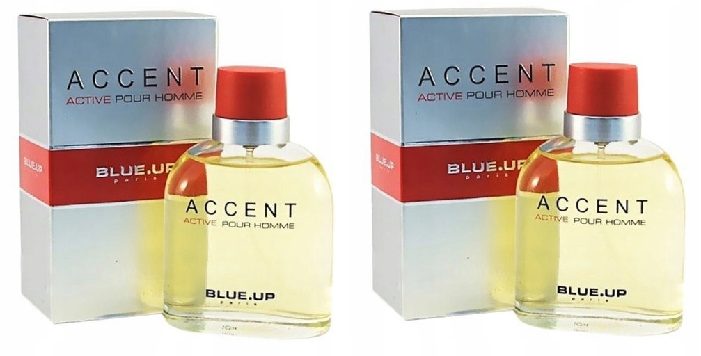 Blue Up Accent Active Men 2x100ml toaletní voda