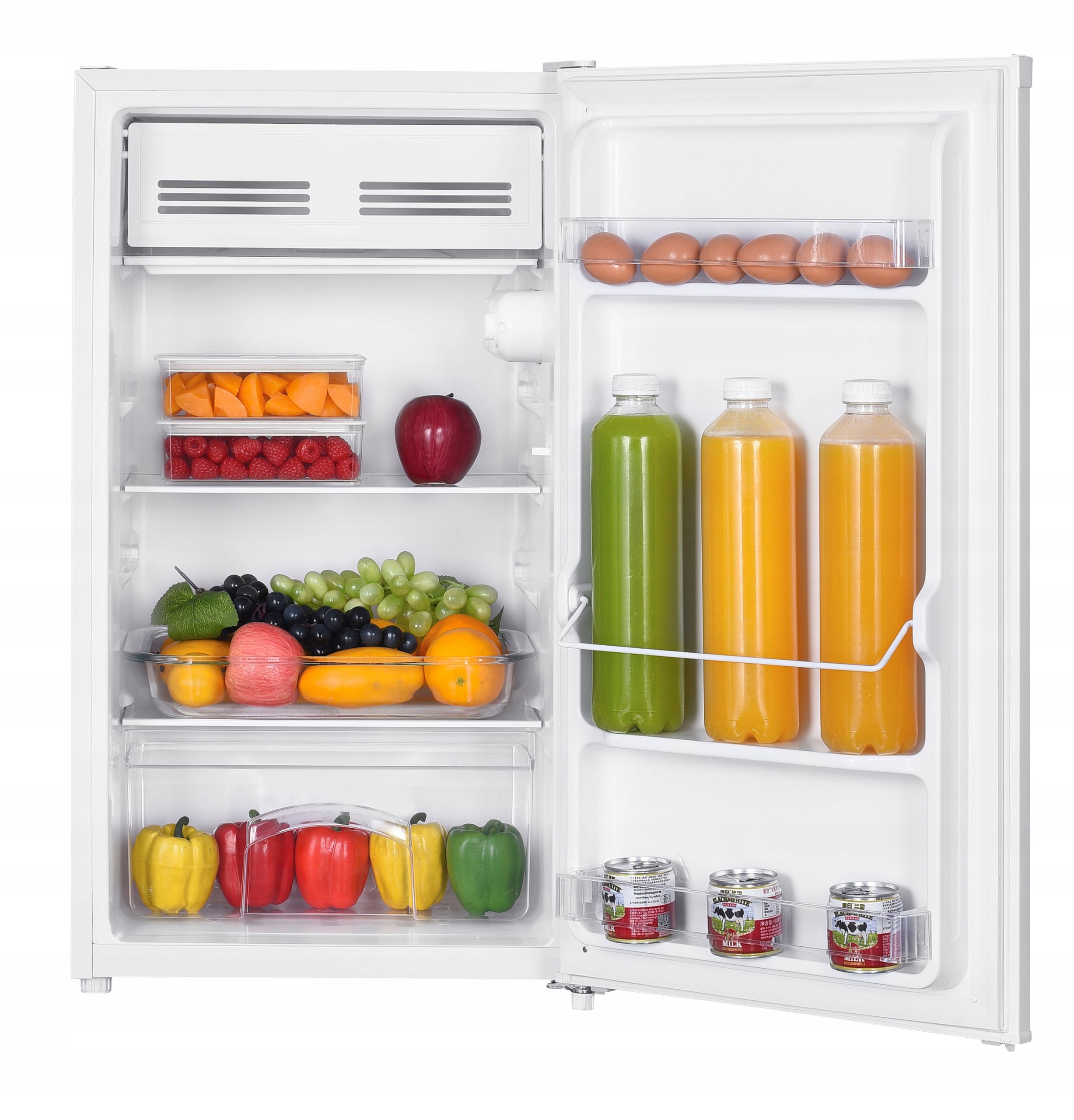 Lodówka Hotelowa Biurowa Na Działkę 85cm Szklane Półki Led