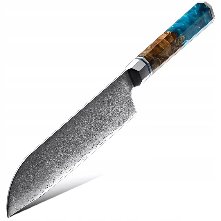 Damaškový kuchynský nôž Ao 20193 Santoku KP-20193