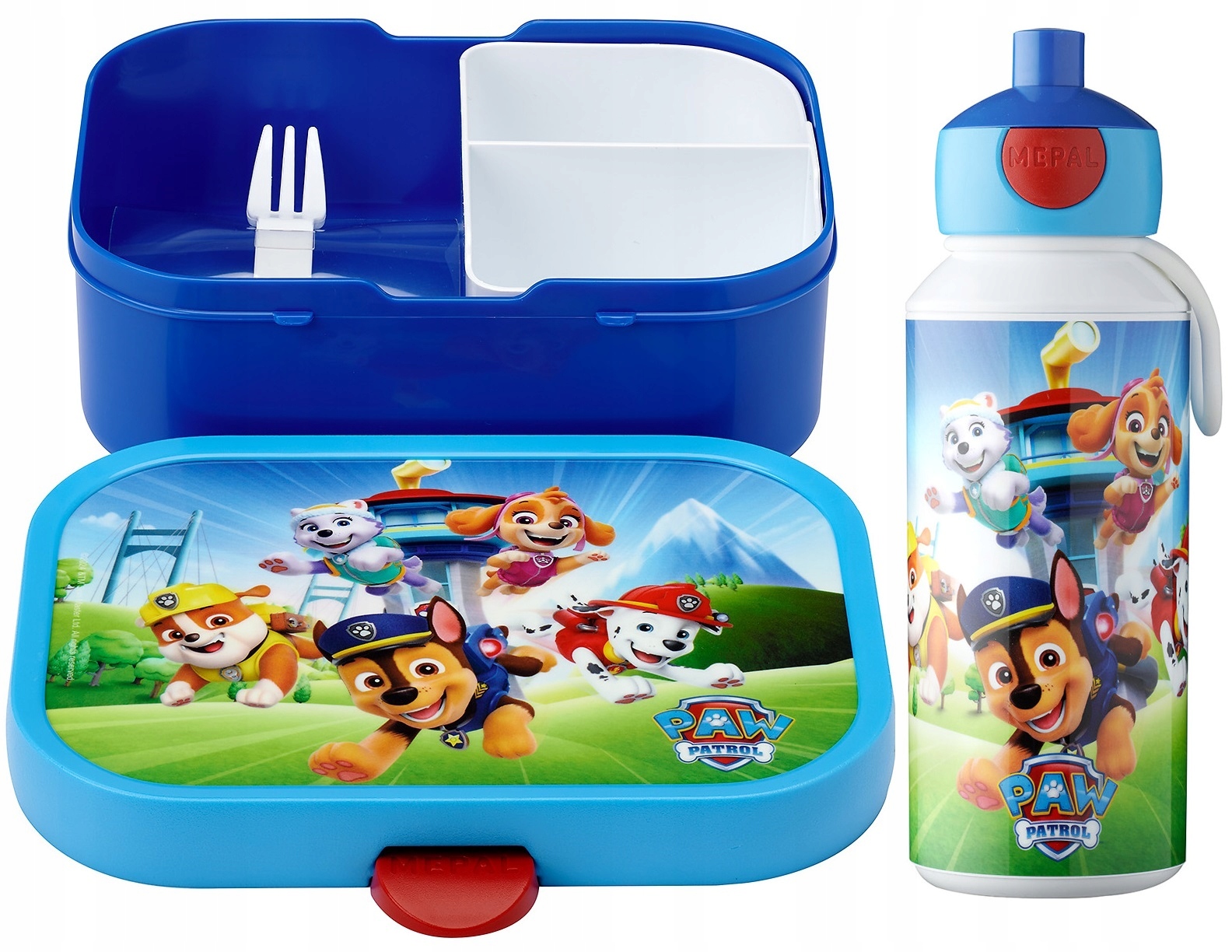 Mepal Lunchbox Śniadaniówka Bidon Zestaw Kanapki Psi Paw Patrol Pups No Bpa