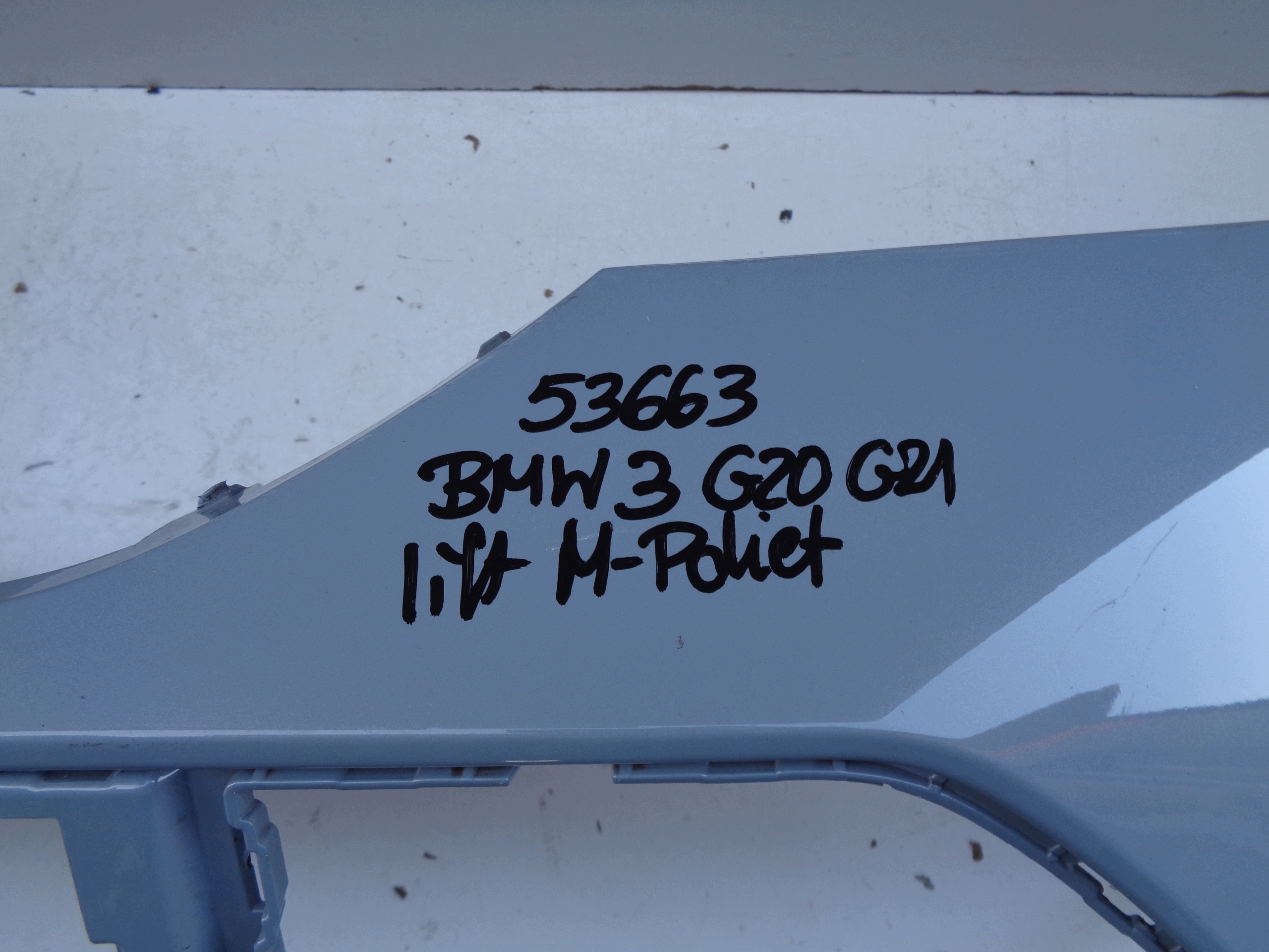 front bumper BMW 3 G20 G21 21- LIFT m-packet NR 53663