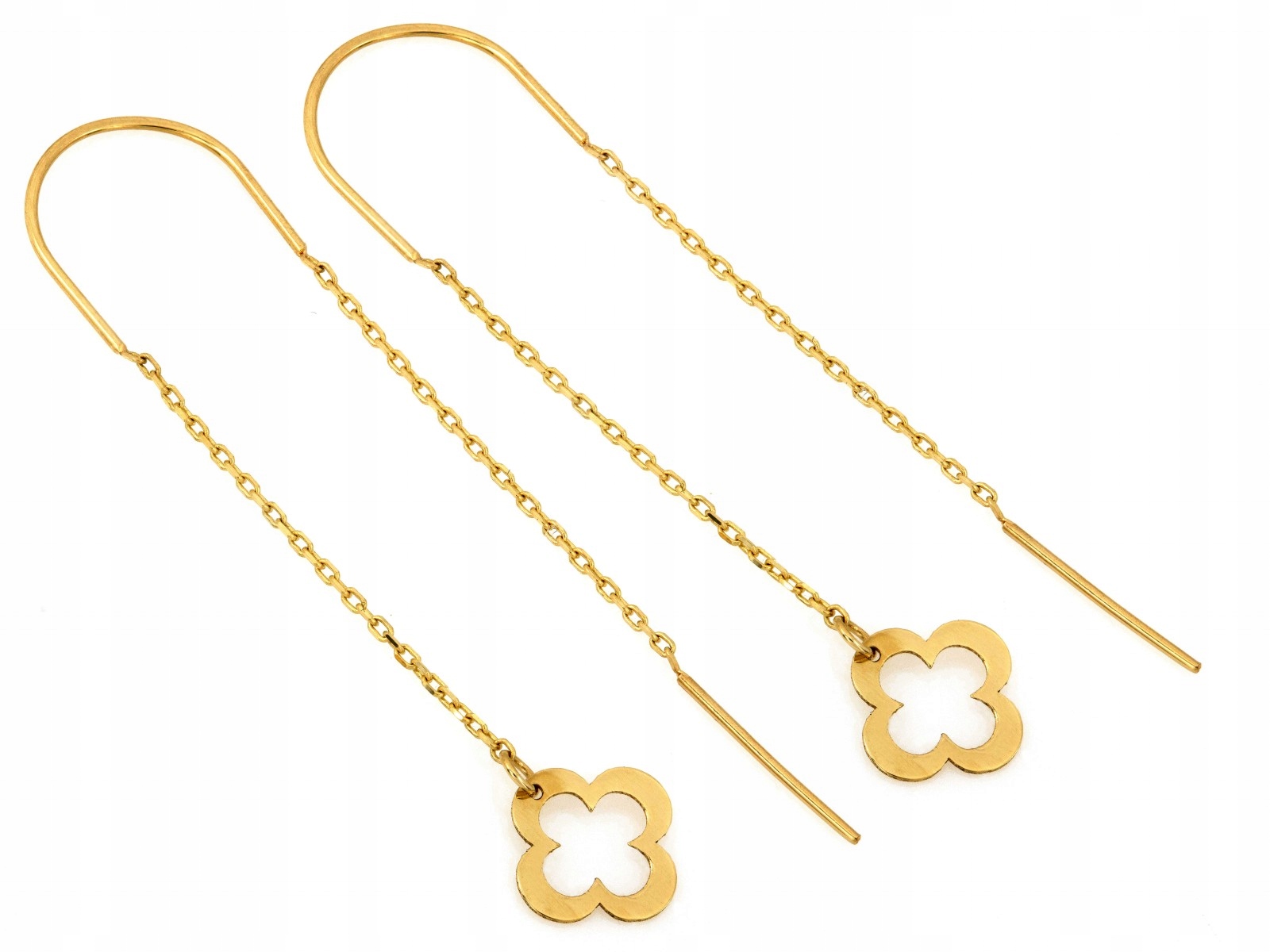 Dámské náušnice ze zlata 585 efektní 14kt