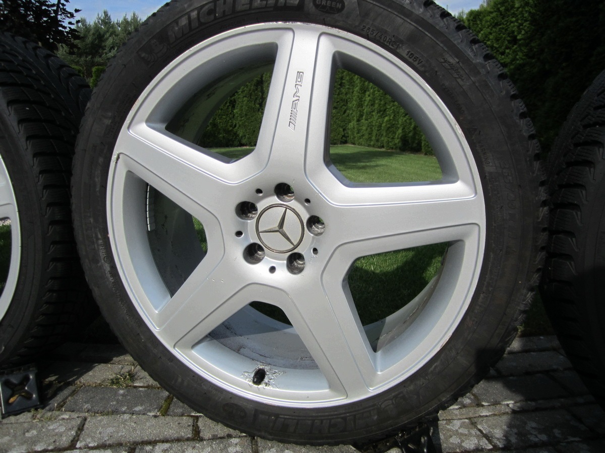 Oryginalne aluminium discs 21" Mercedes W251 AMG 8J ET48 ET60
