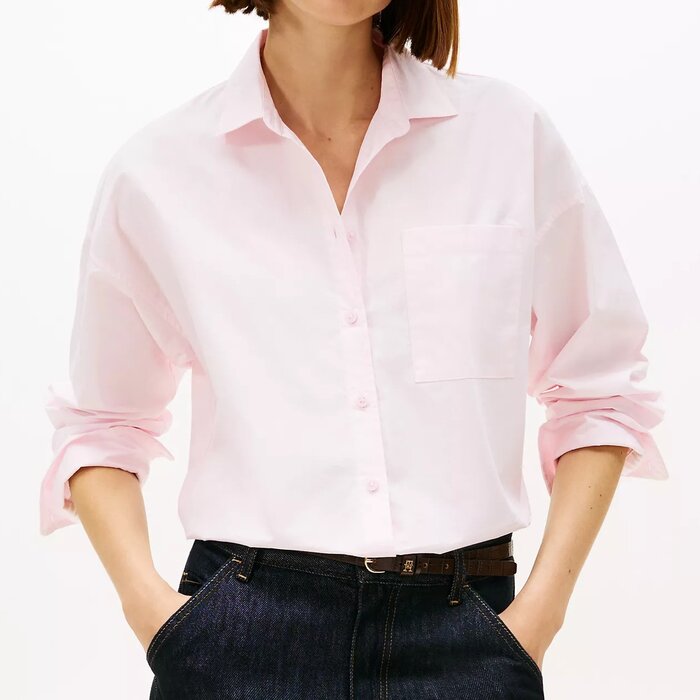 Košile Tommy Hilfiger bavlněná růžová klasická S (nová)
