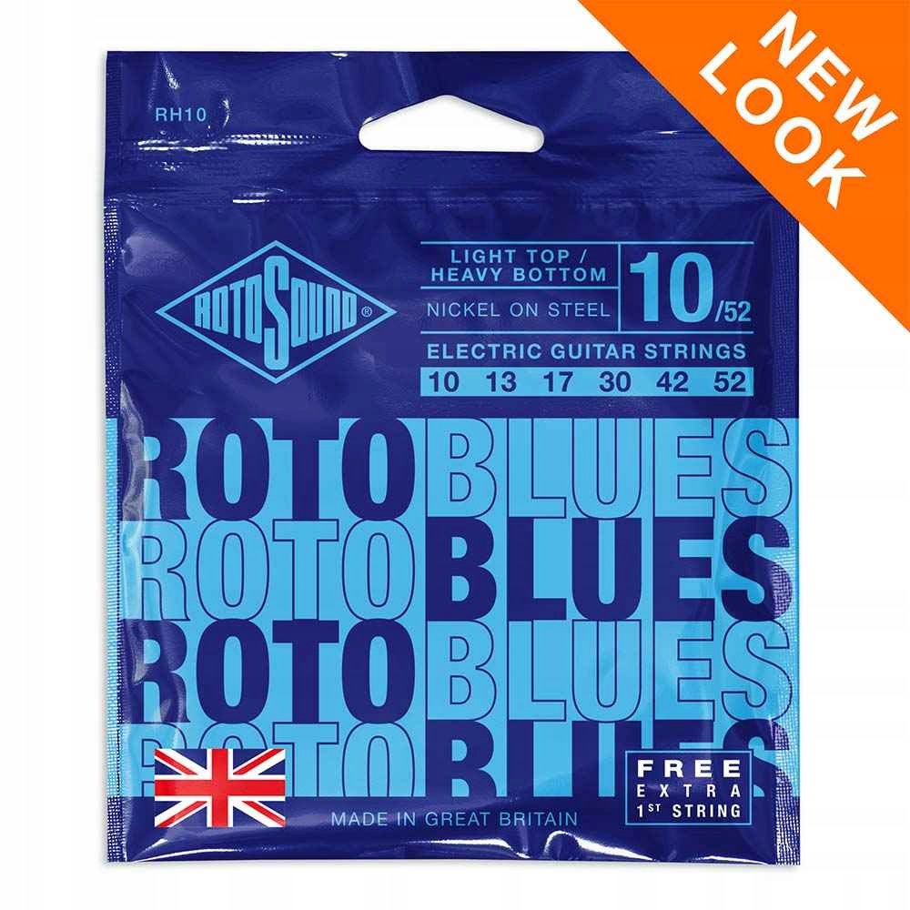RotoSound RH10 Roto Blues struny elektryk 10-52