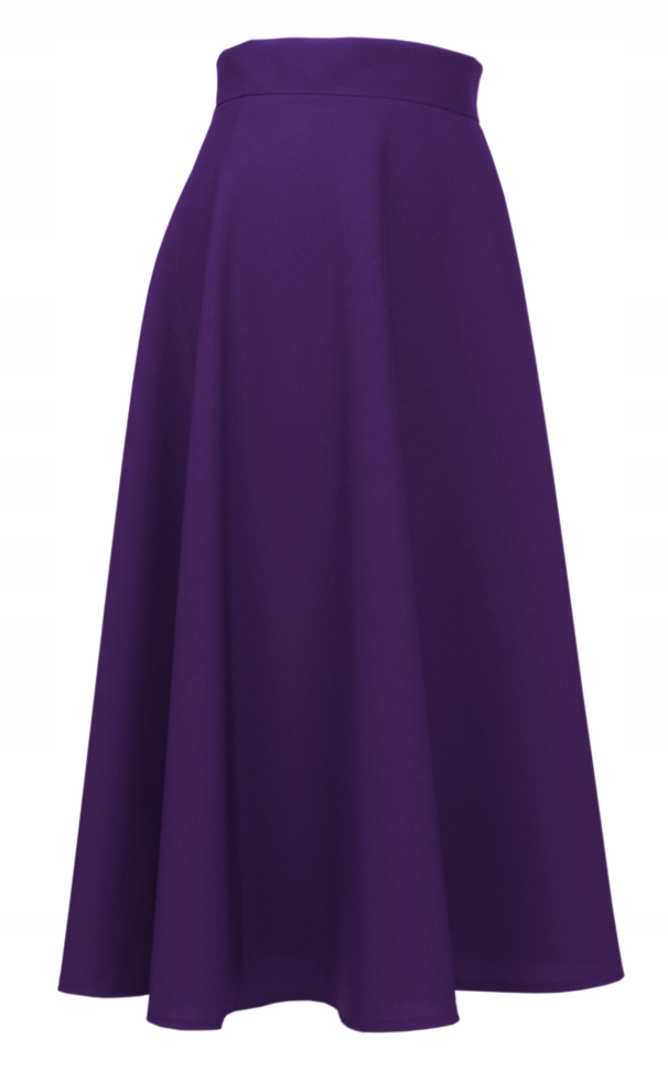 FIOLETOWA SPÓDNICA ROZKLOSZOWANA NA WYMIAR MIARĘ Marka inna
