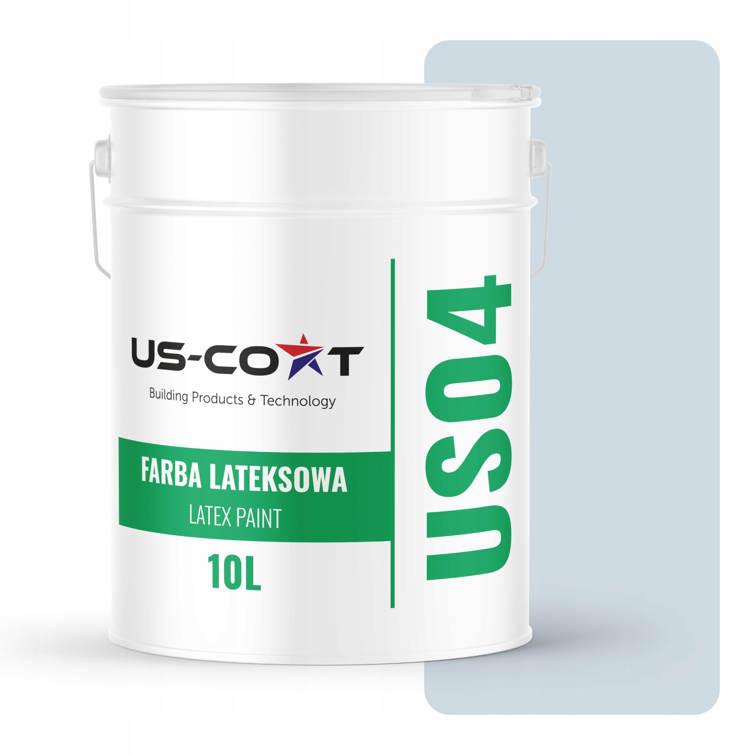 Latexová Farba Šedá Platinová Svetlá H0668 10L Hlboká Matná Na Steny