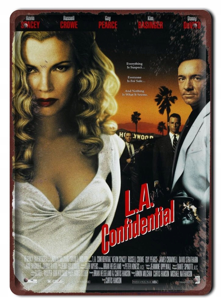 L.a. Confidential Plakat filmowy-metalowy #15473