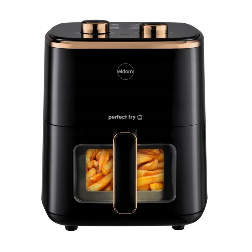 Fritéza bez tuku Eldom Fritta FR40 Air Fryer velká 5L černá