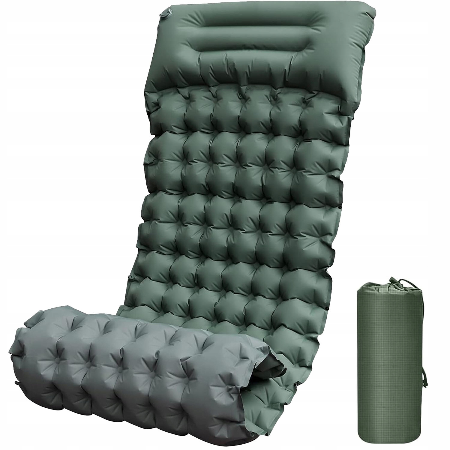 Maty Samopompujące Z Poduszką Bedee Samopompująca Się Karimata 200x70x10cm