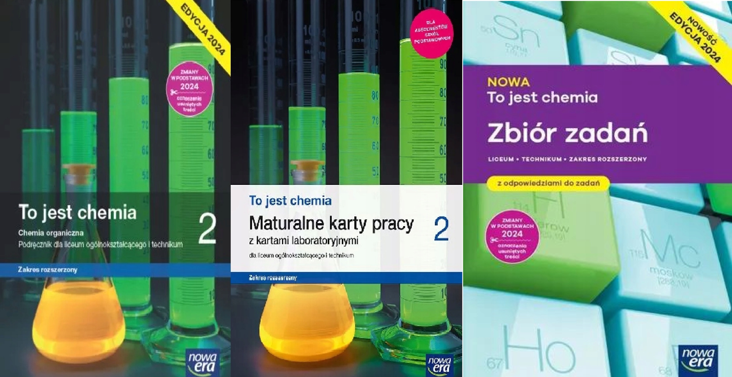 To jest chemia 2 Komplet Zakres rozszerzony Nowa Era Edycja 2024