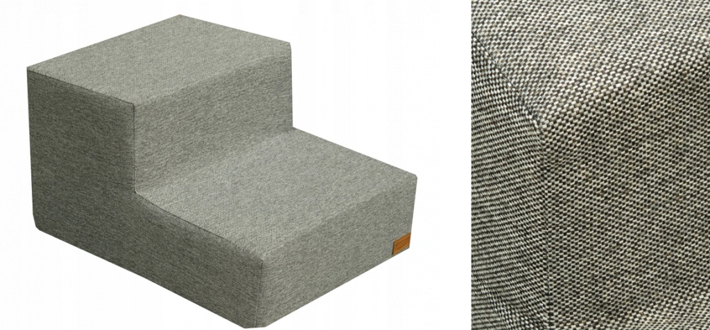 Schodki/schody do kanapy jeans głębsze
