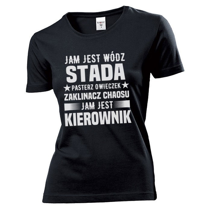 

Koszulka damska Jam jest Kierownik XL