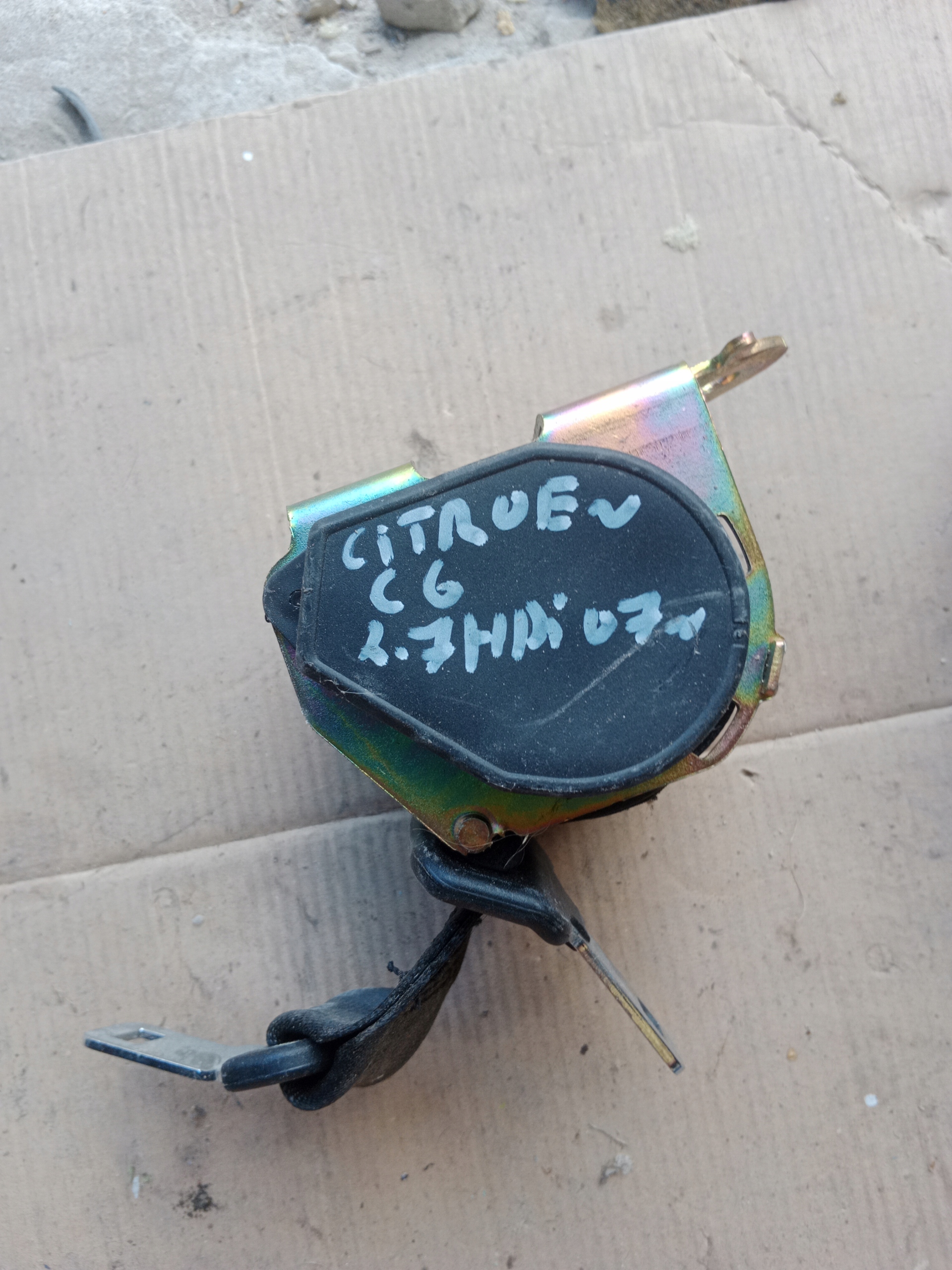 Gurten Sicherheits heck mitte CITROEN C6 2,7 HDI 07 R.