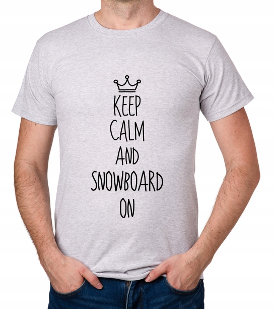 

koszulka Keep Calm And Snowboard On prezent