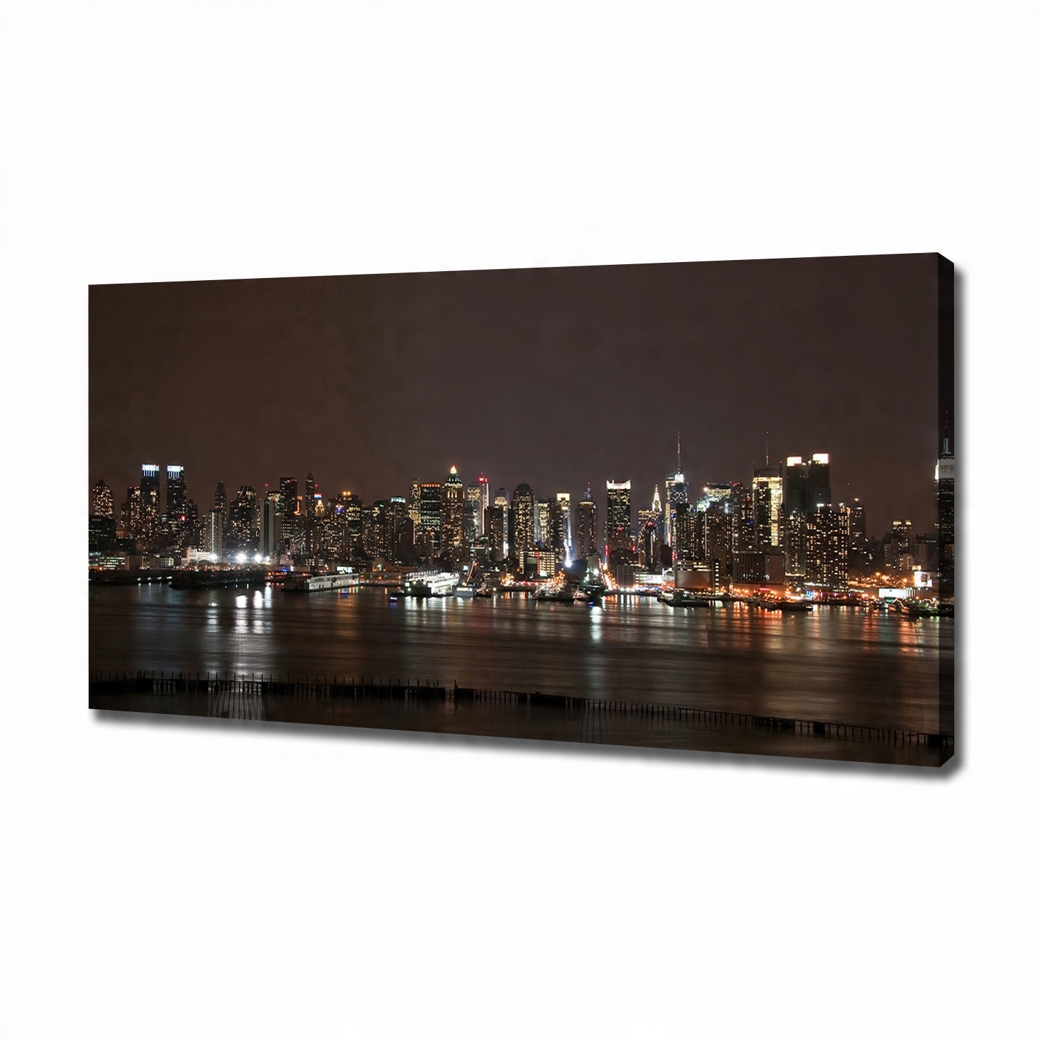 

Foto obraz na płótnie Nowy Jork nocą 120x60 cm