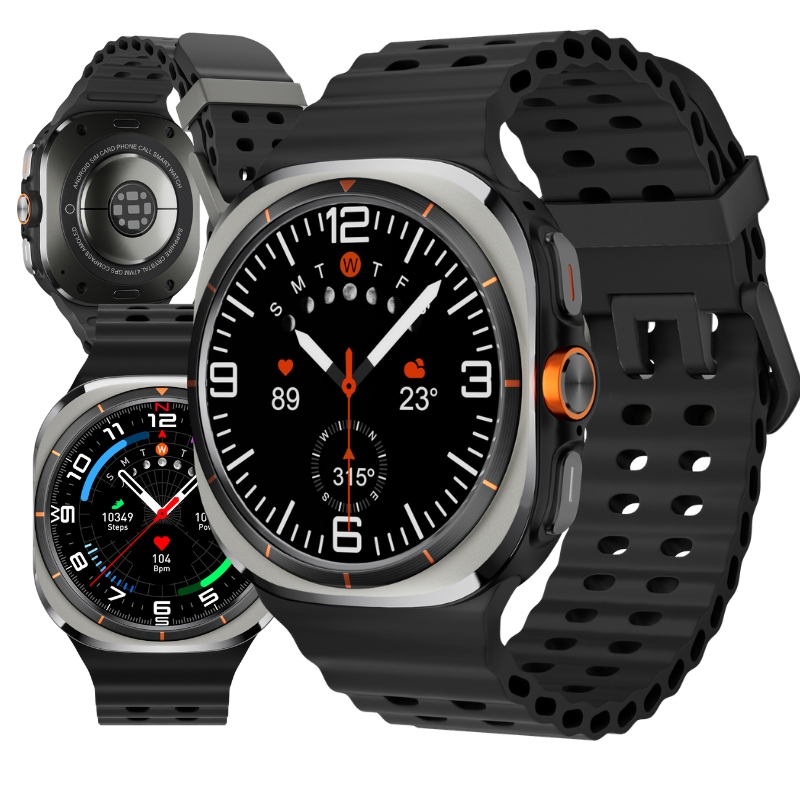Smartwatch Hodinky Watch Gps Čierne Rozhovory Amoled Pro Športové Menu Pl Gt