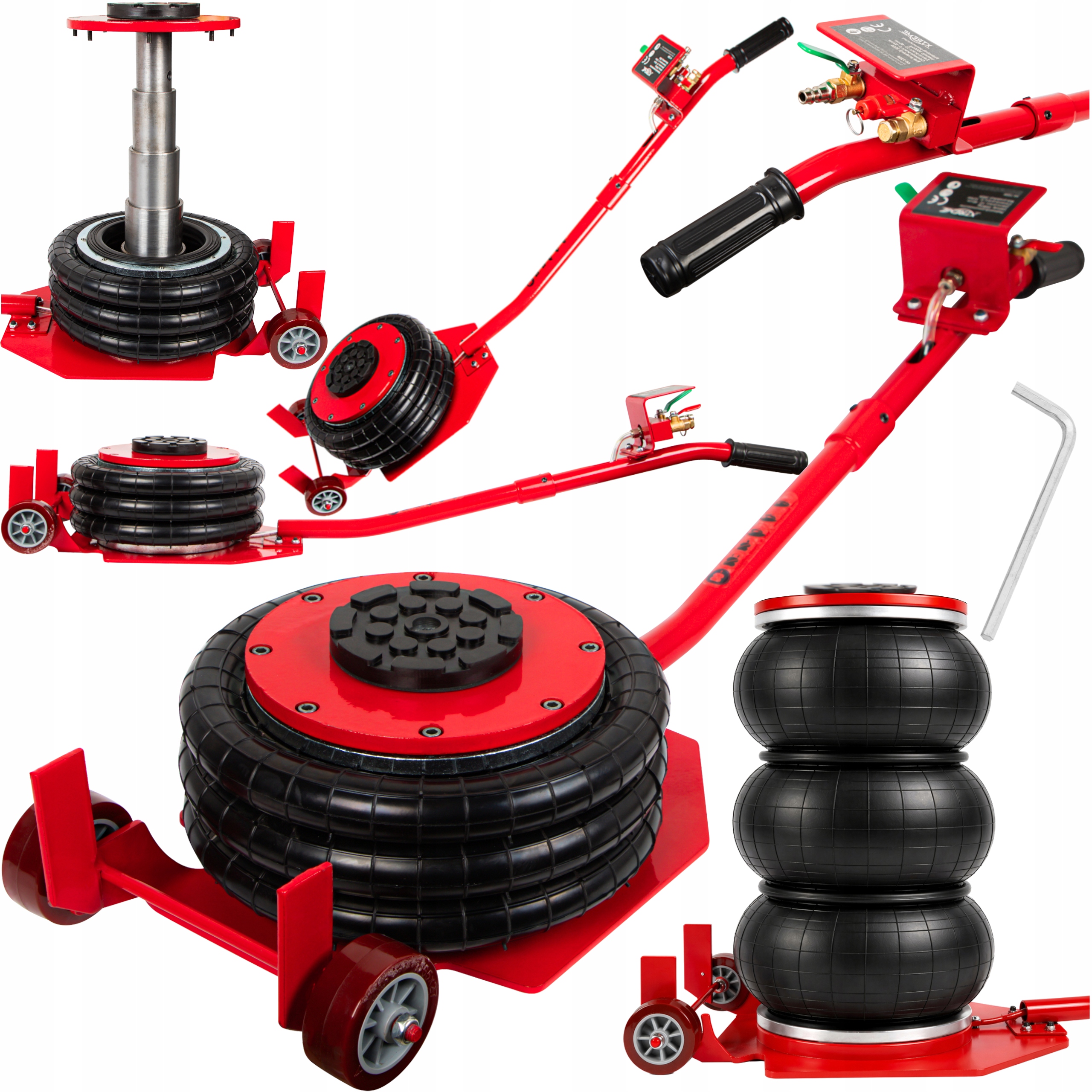 Automobilový Zdvihák Vankúšový Zdvihák Pneumatický 15-40 cm 3,5T Levárnik Poduška