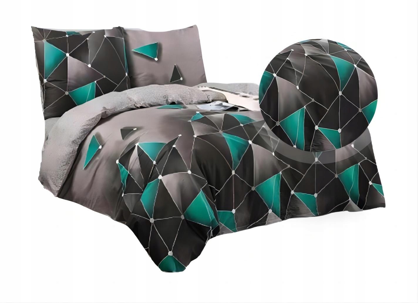 Pościel Bawełniana Elway 200x220 cm 3 Części 100% Bawełna