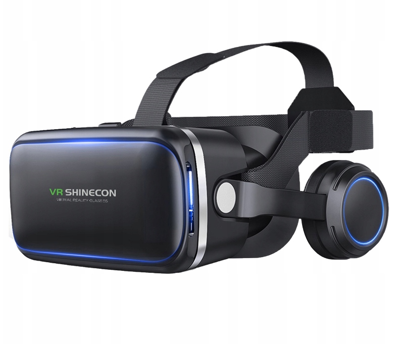 Okulary Vr 3D G04E Z Regulacją Soczewek Komfort Użytkowania Do Gier Filmów