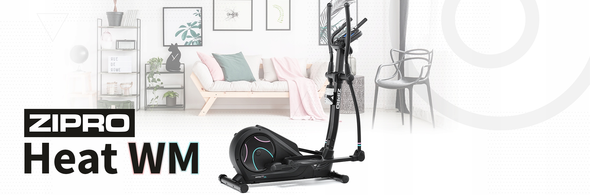 Orbi-Trek TRENAŻER ELIPTYCZNY ROWER Treningowy iConsole Kinomap Heat ZIPRO Waga produktu 39.7 kg